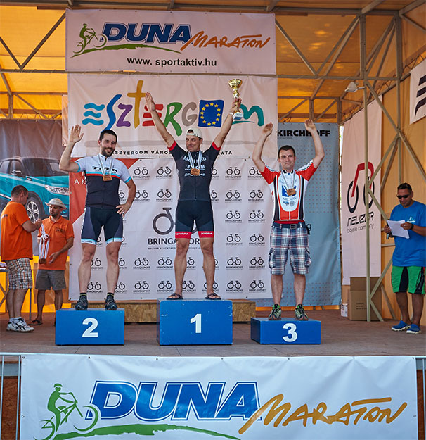 2015 Duna Maraton, Esztergom, Master2 dobogó