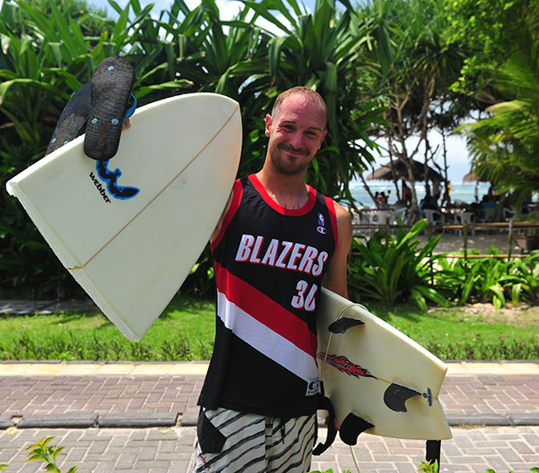 Nusa Dua, Bali, Indonézia - Webber surfboard Afterburner