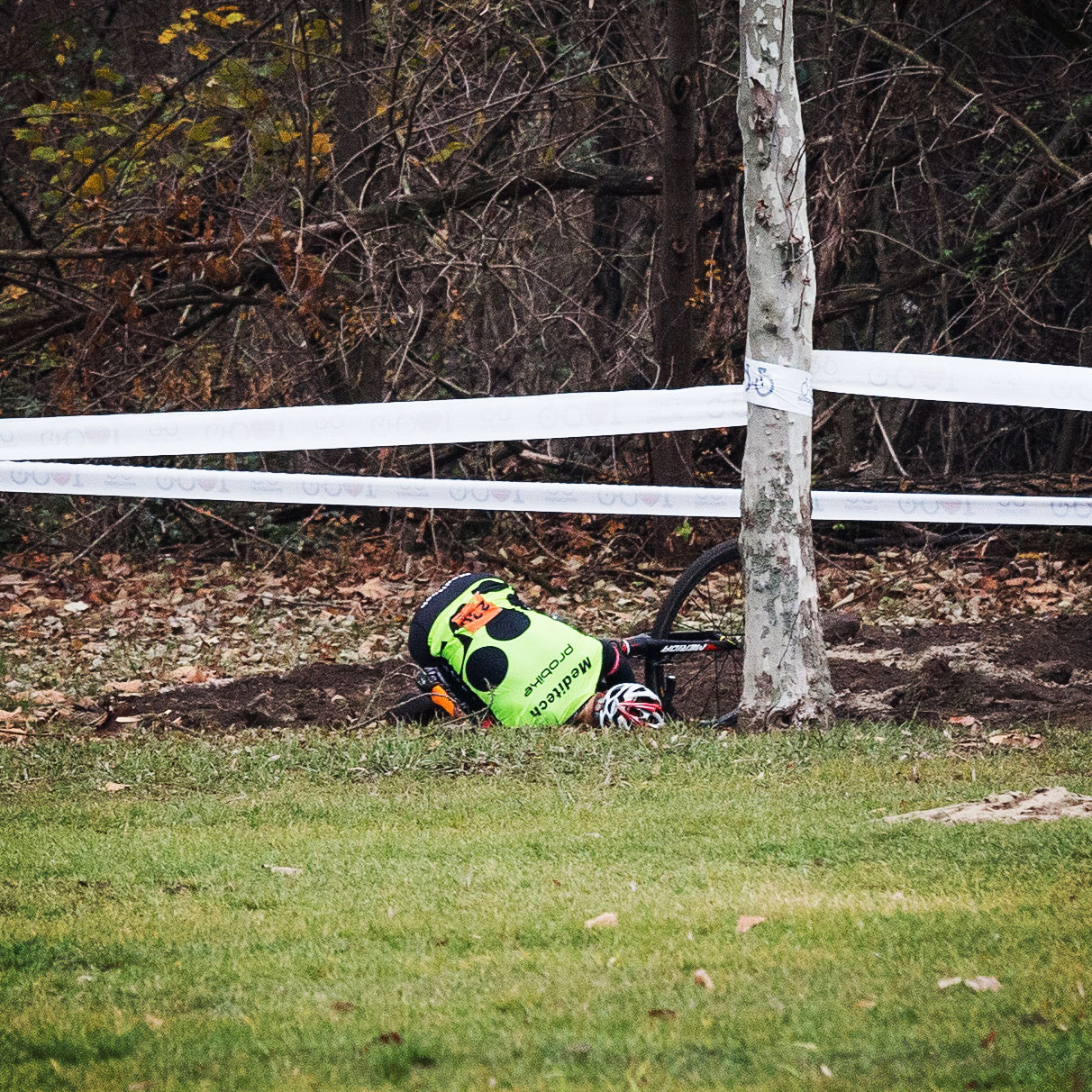 Kecskemét CycloCross Magyar Kupa, Fésüs László esése